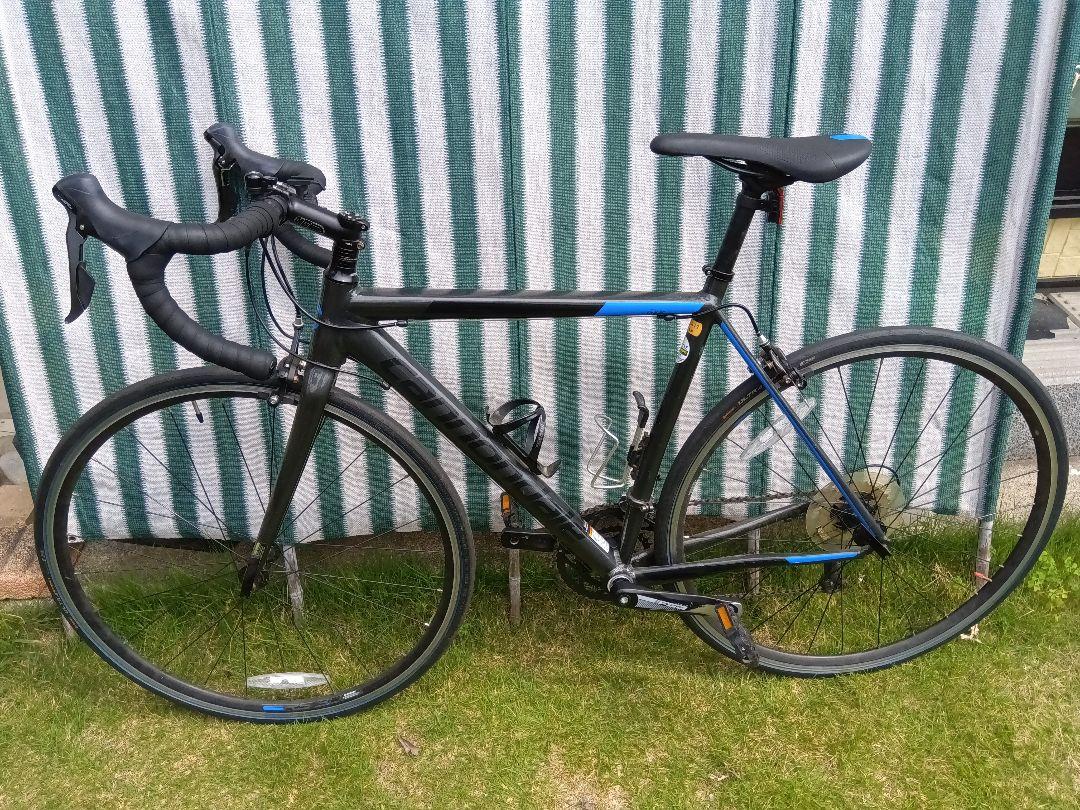 Cannondale ロードバイク 青 700C CANNONDALE 700C ロードバイク 黒青 引き取り限定 - メルカリ