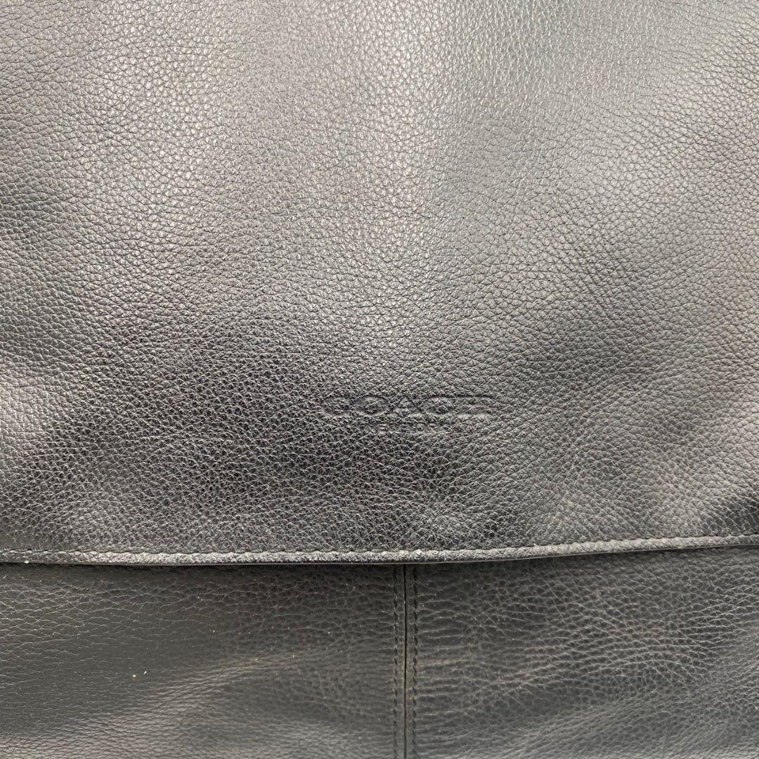 美品✨　コーチ ショルダーバッグ シボ革　 レザー F72362 黒