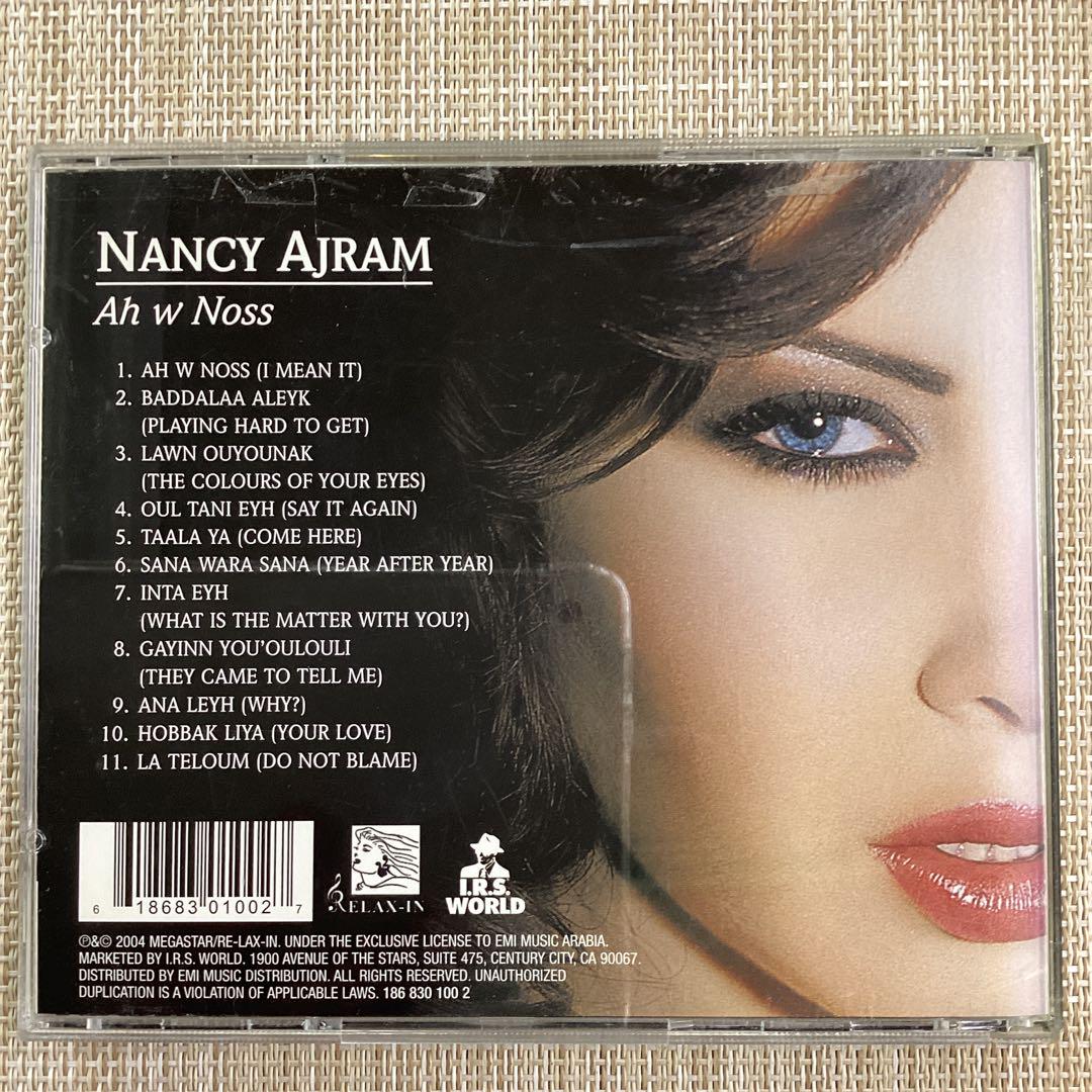 CD/ Ah W Noss / Nancy Ajram【J30】（Nancy Ajram - Ah W Noss