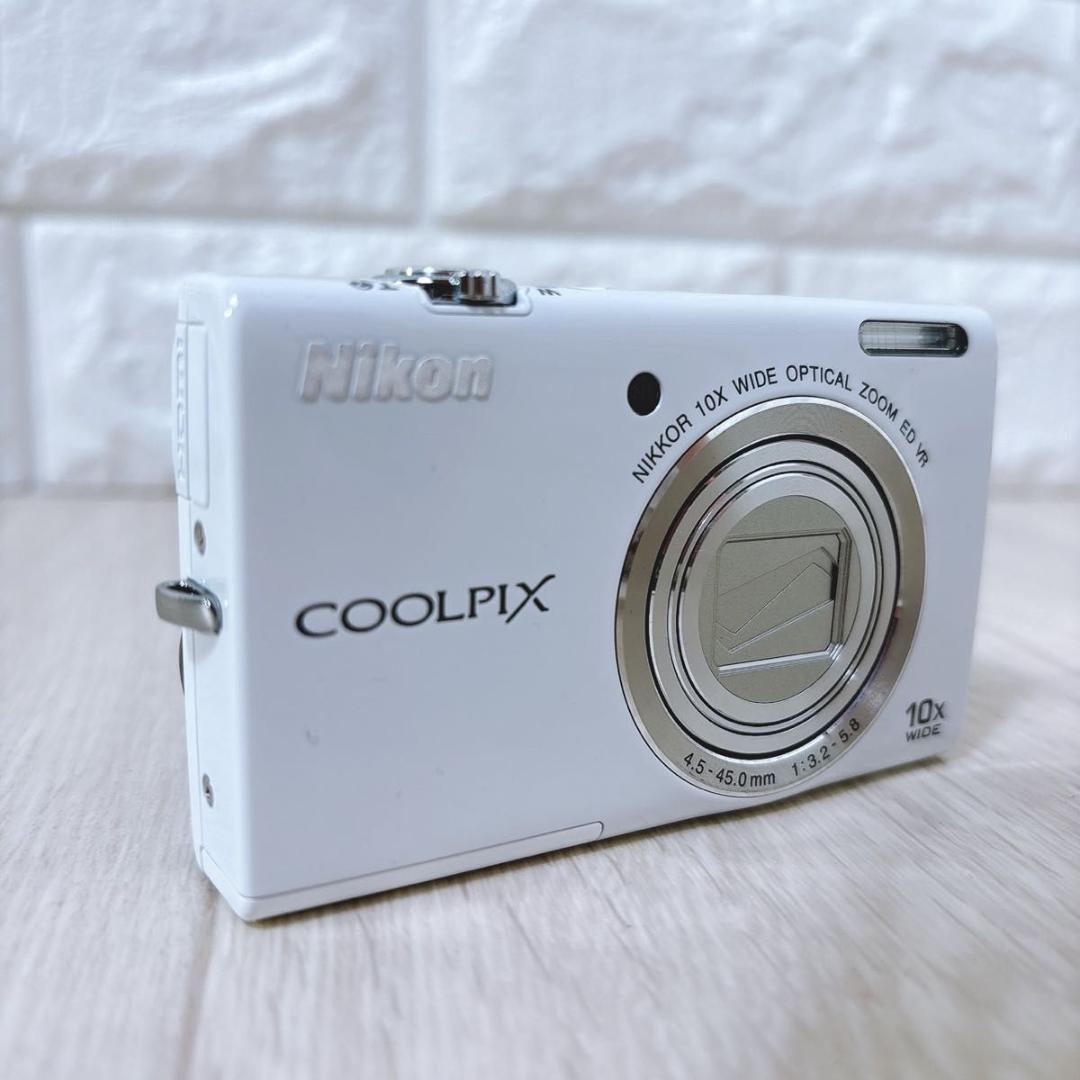 Nikon COOLPIX S6200 ホワイト コンパクトデジタルカメラ 人気