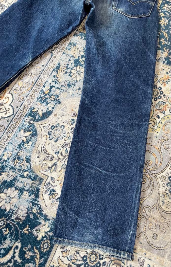 鬼ヒゲ 90's LVC vintage USA製 555 デニムパンツ 鬼ヒゲ 90's LVC vintage USA製 555 デニムパンツ