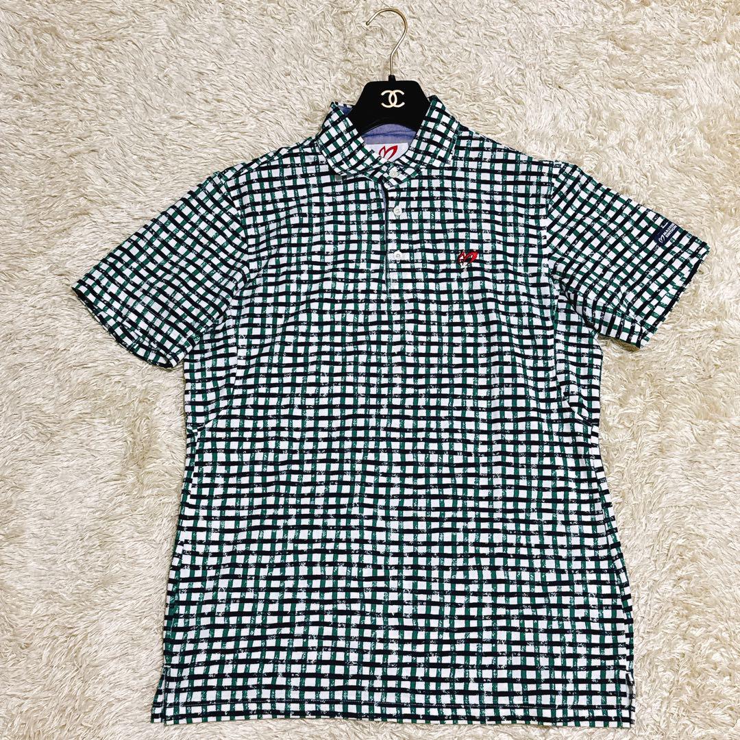 美品✨マスターバニーエディション　ゴルフウェア　ポロシャツ　チェック柄