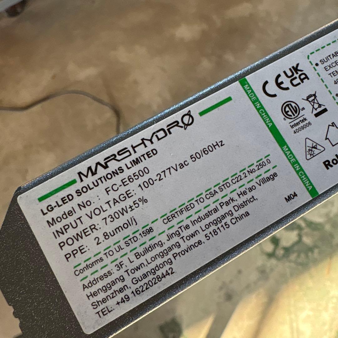 Mars Hydro 植物育成LEDライト 調光機能付き FC-E6500 Mars Hydro 植物育成LEDライト 調光機能付き FC-E6500