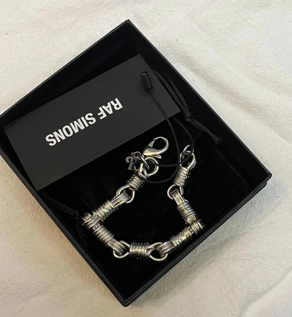 Raf Simons wrapped chain bracelet