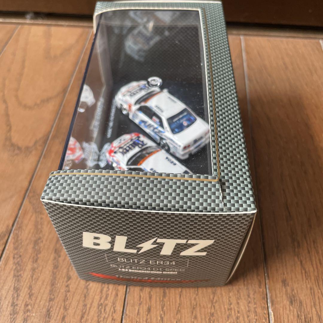 【中古】 ドリフトパフォーマンス ホットワークス 1/64 2006 ER34 BLITZ ミニカー