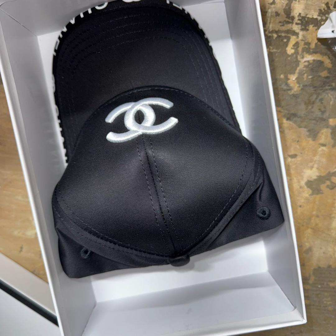 CHANEL ブラック ベースボールキャップ CHANEL ブラック ベースボールキャップ - メルカリ