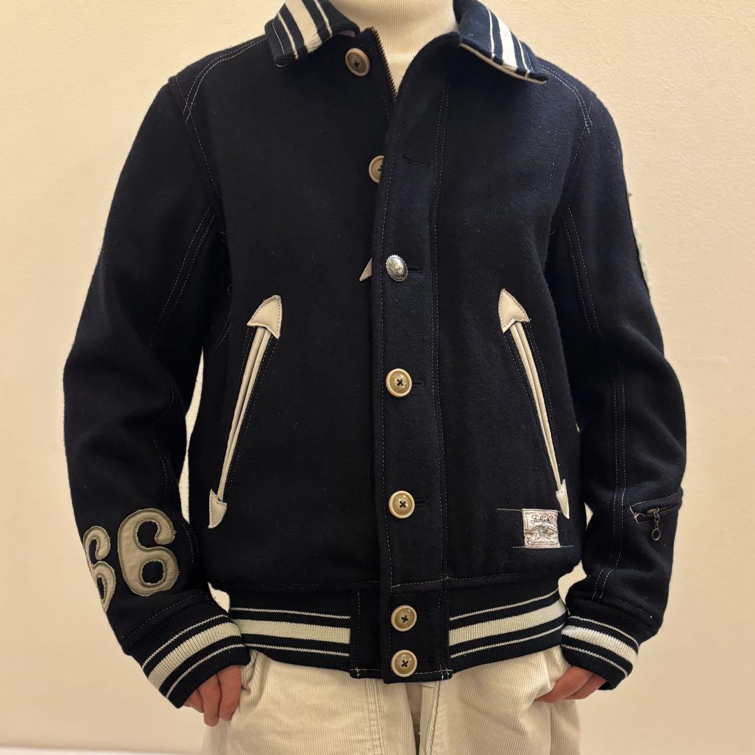 M ウールスタジアムジャンパーネイビー