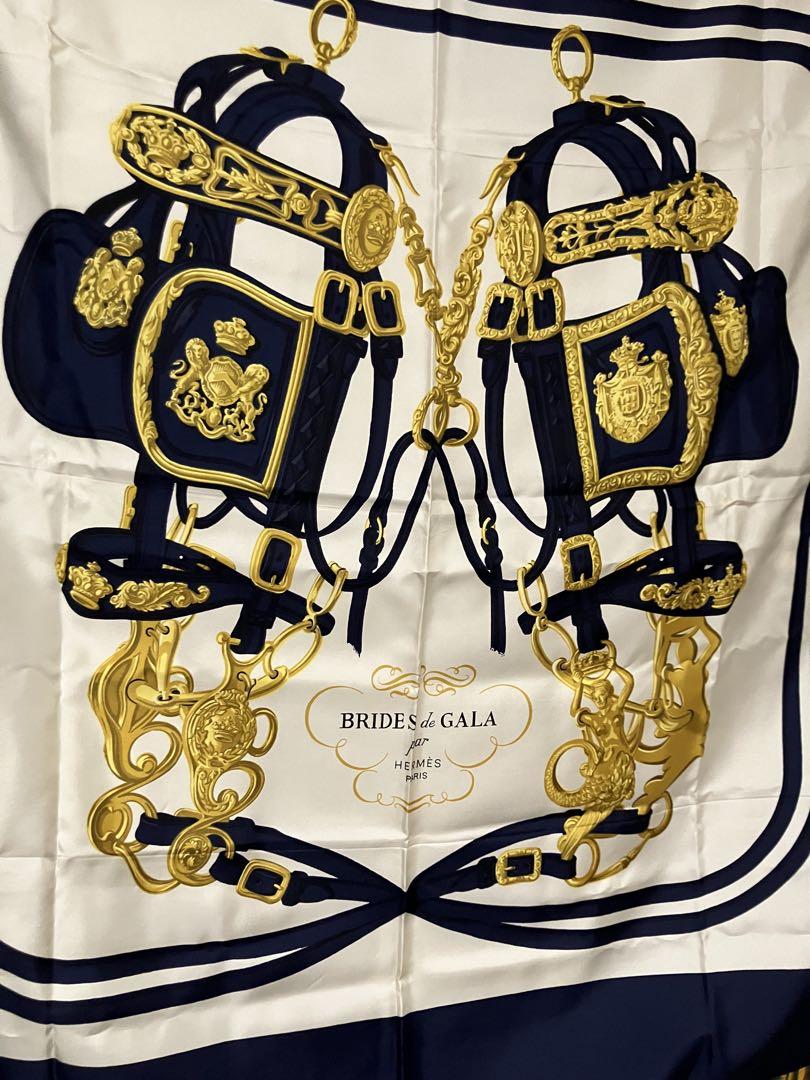 HERMÈS BRIDES de GALA シルクスカーフ - メルカリ