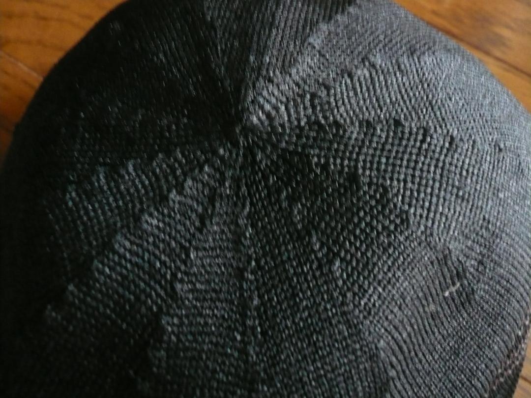 Borsalino ボルサリーノ ニット生地絹帽子 女性 日本製　57.5cm