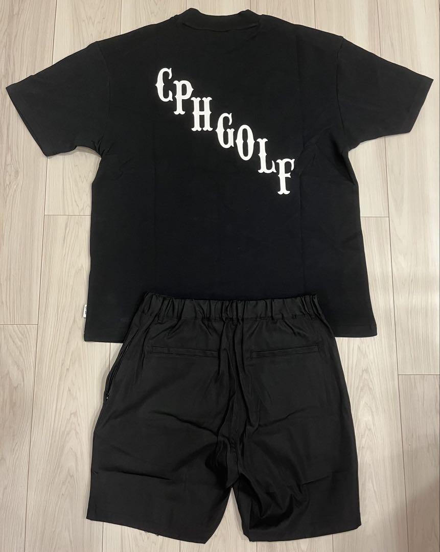 入荷now 買えない CPH GOLF モックネックT×ショートパンツ【上下SET】M オール メンズウェア