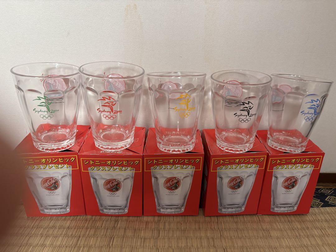コカ・コーラ景品 シドニーオリンピック グラス コップ 5点セット 非売品
