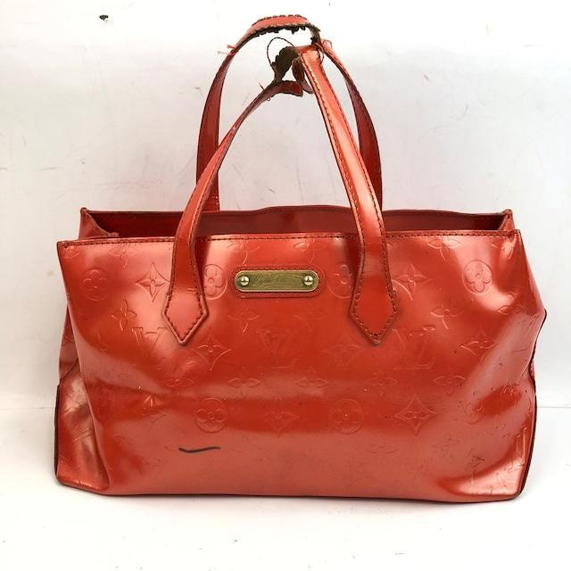 LOUIS VUITTON ヴェルニ ウィルシャーPM トートバッグ オレンジ