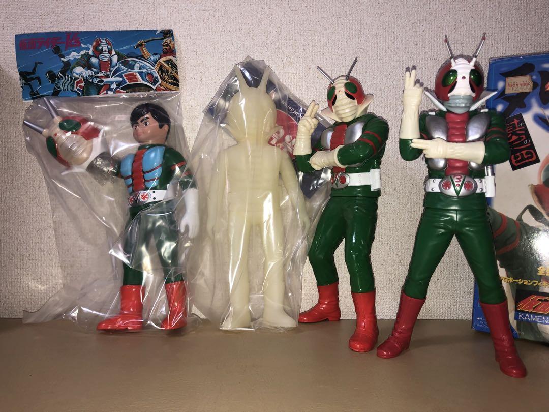 在庫処分 激安 仮面ライダーV3 フィギュア 4体セット☆バンダイ バンプレスト コミック・アニメ