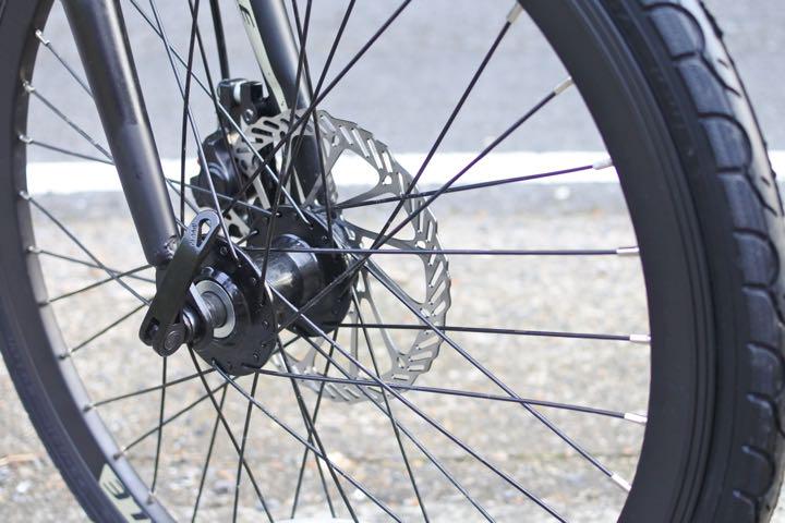 未使用品！ミニベロ‐ブルホーンハンドル14スピード！アルミ
