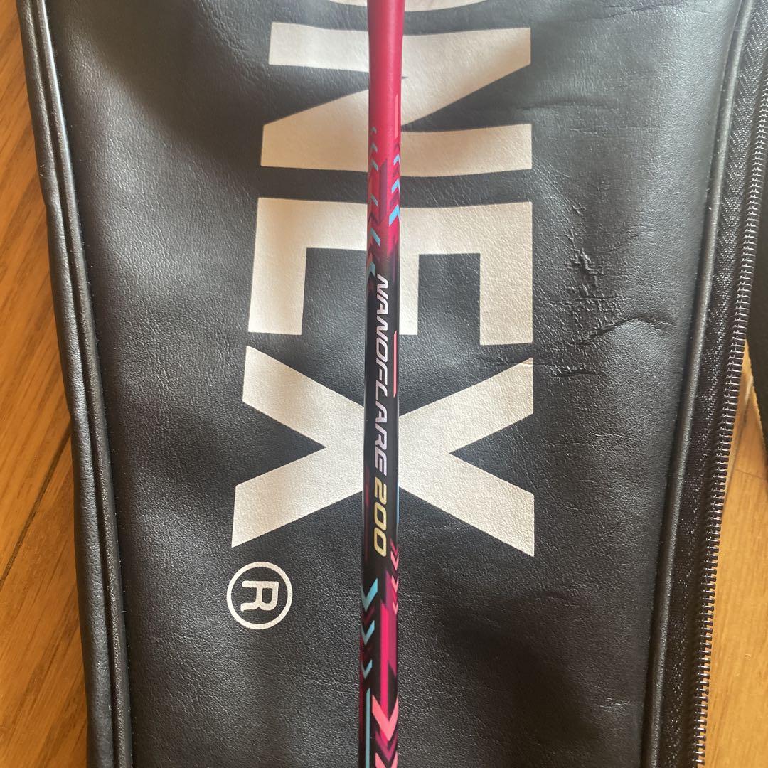 YONEX バドミントンラケットナノフレアー200ケース付き