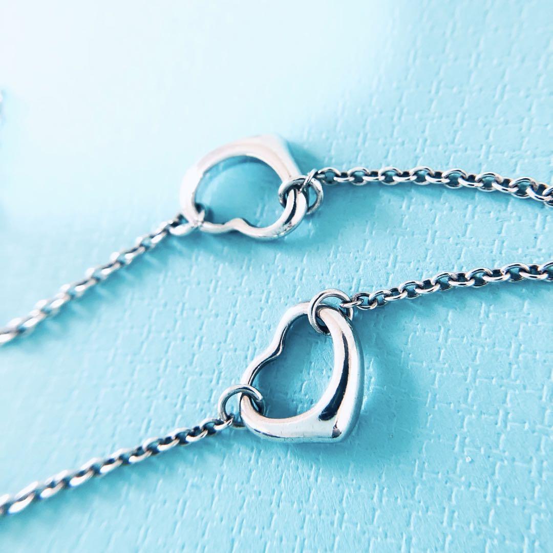 Tiffanyオープンハートブレスレット Tiffany オープンハートブレスレット3連
