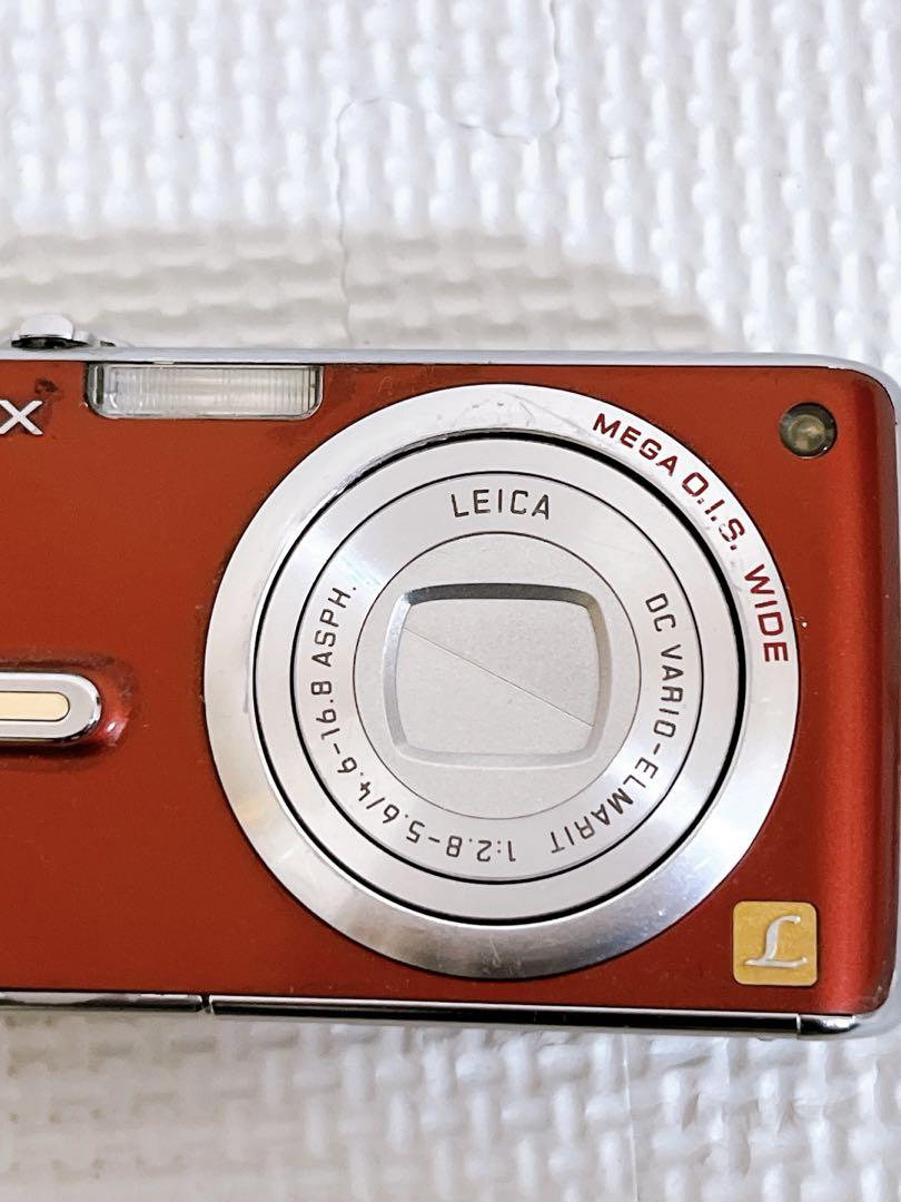 【動作品】Panasonic パナソニック DMC-FX07 LUMIX レッド