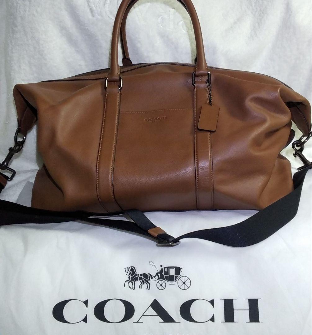 COACH◎トレッカーバック◎2ウェイボストンバッグ◎ブラウン◎大容量バック