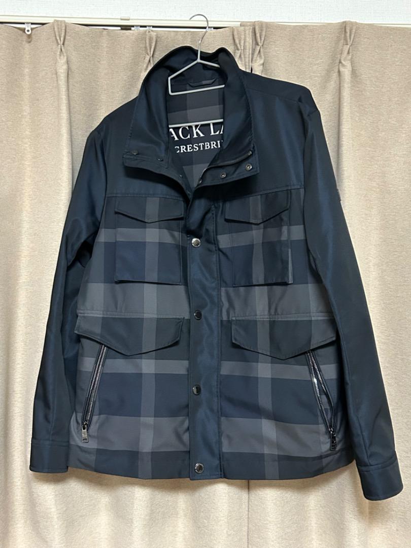 black label crestbridge チェックスタンドジャケット