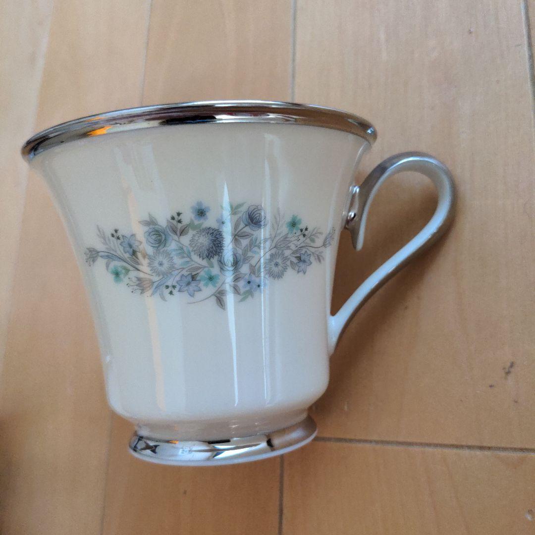 Lenox　ティーカップ　２個 Repertoire SilverTrim