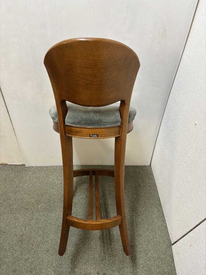 Public パブリック　木製カウンターチェア　ハイスツール
