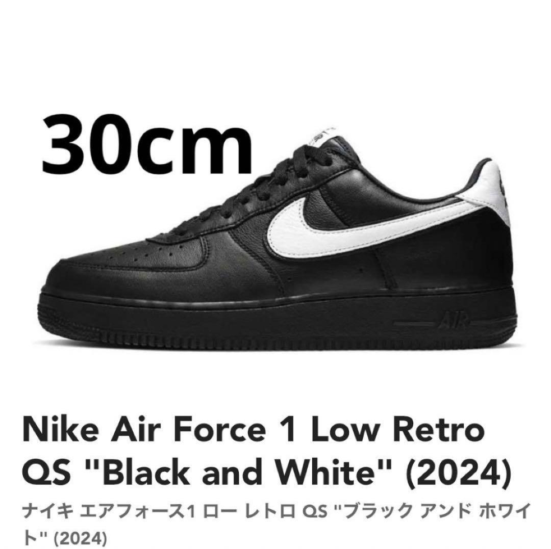新品 Nike Air Force 1 Low Retro QS B&W
