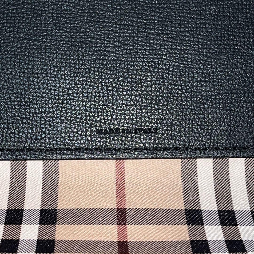 BURBERRY pvc ショルダーバッグ ノバチェック シャドーホース