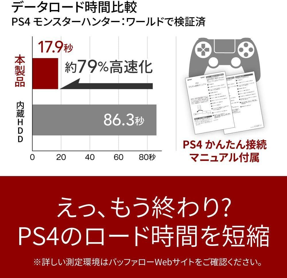 【新品保証有】BUFFALO ポータブルSSD 1TB (PS5/PS4対応) 新品保証有】BUFFALO ポータブルSSD 1TB (PS5/PS4対応)