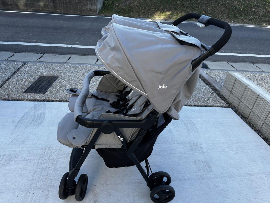 Joie ダブルベビーカー エアー グレー　双子ベビーカー