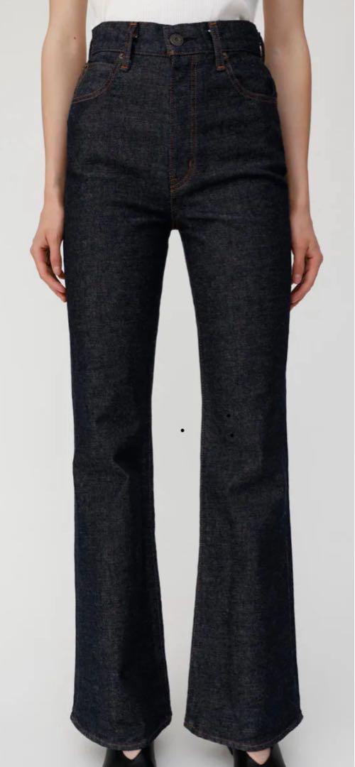 極美品✨《MOUSSY》フレアデニムパンツMVS FLARE 26 濃紺