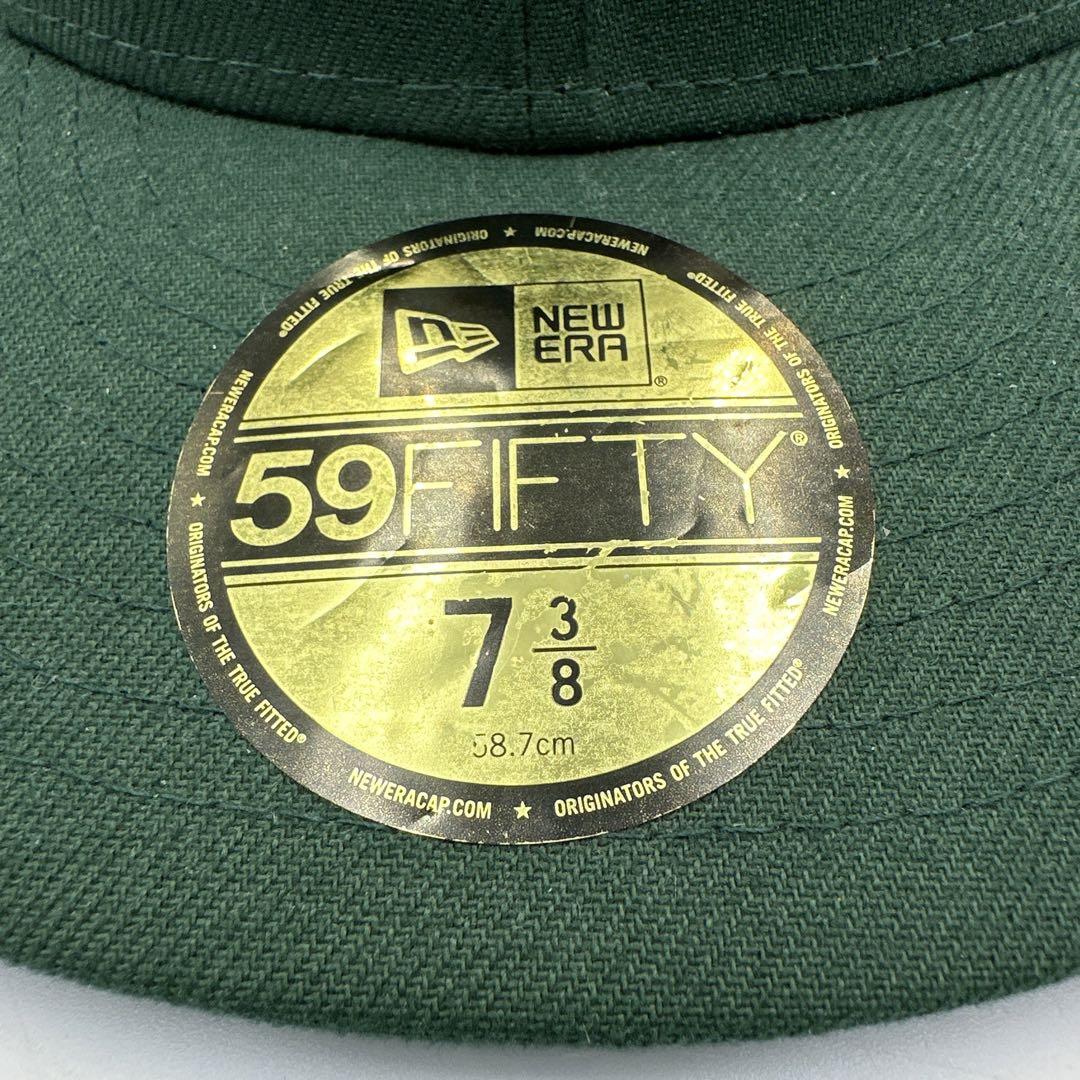 NEW ERA 南海ホークス59FIFTY ダークグリーン キャップ 7 3/8