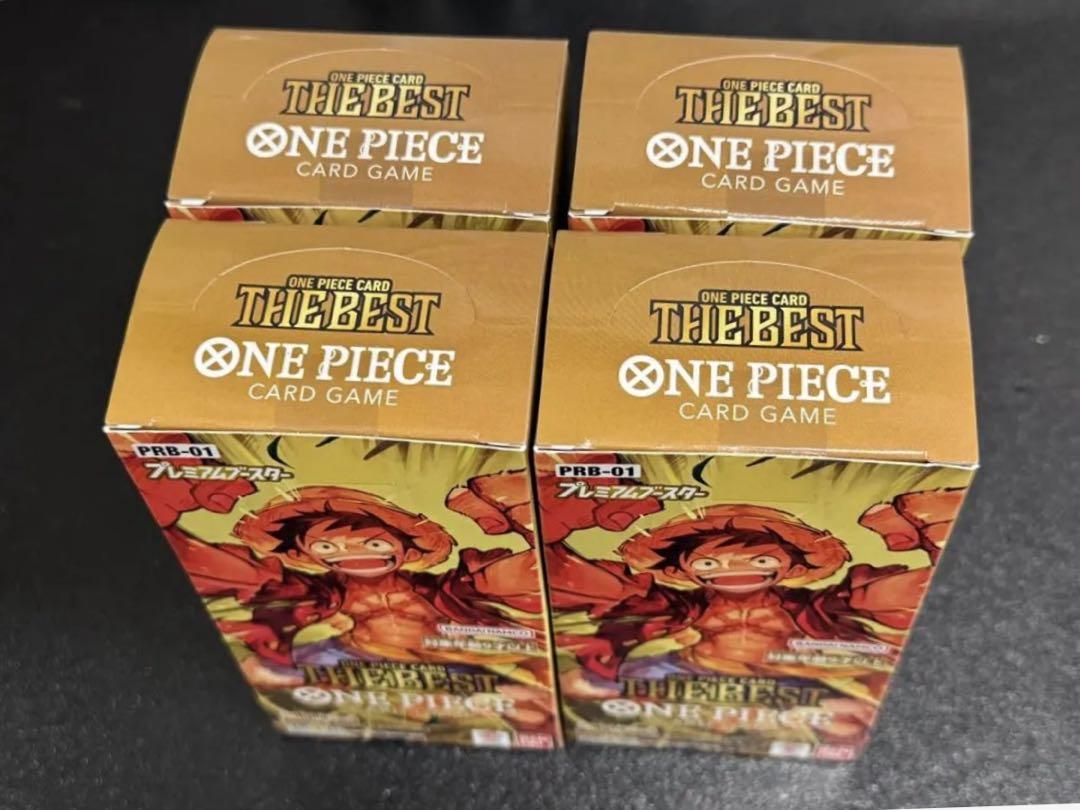 ワンピースカード　ザベスト4box