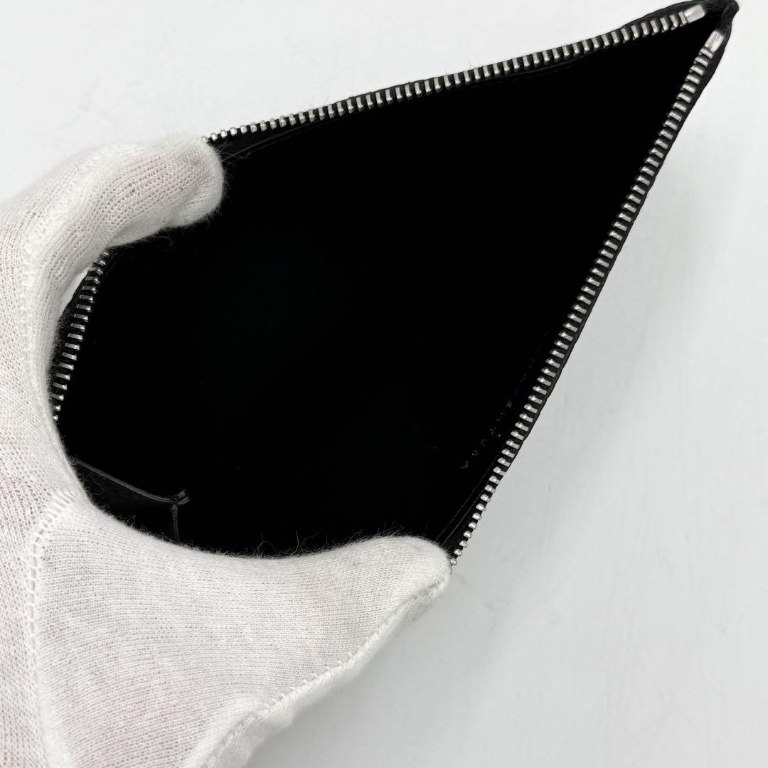 【専用】ボナベンチュラ ロングウォレット 長財布 クロコ型押し レザー ブラック