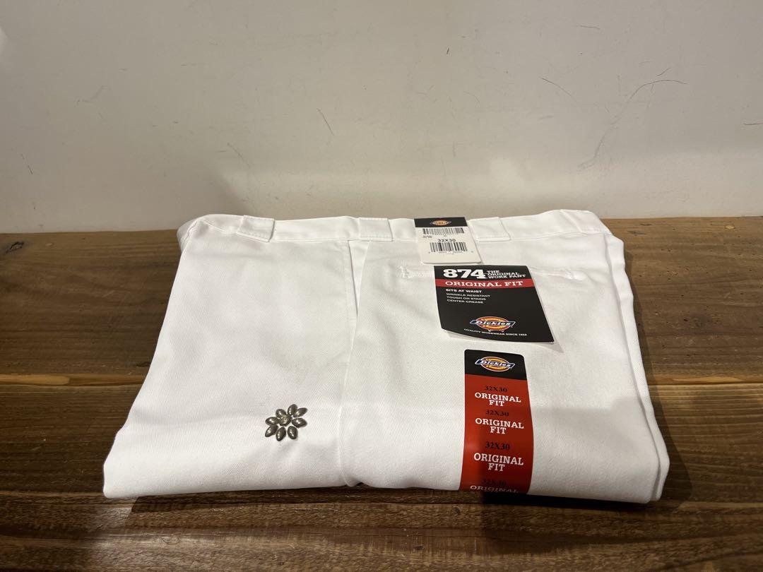 HTC DICKIES 874 ワークパンツ 新品 ホワイト 32inch