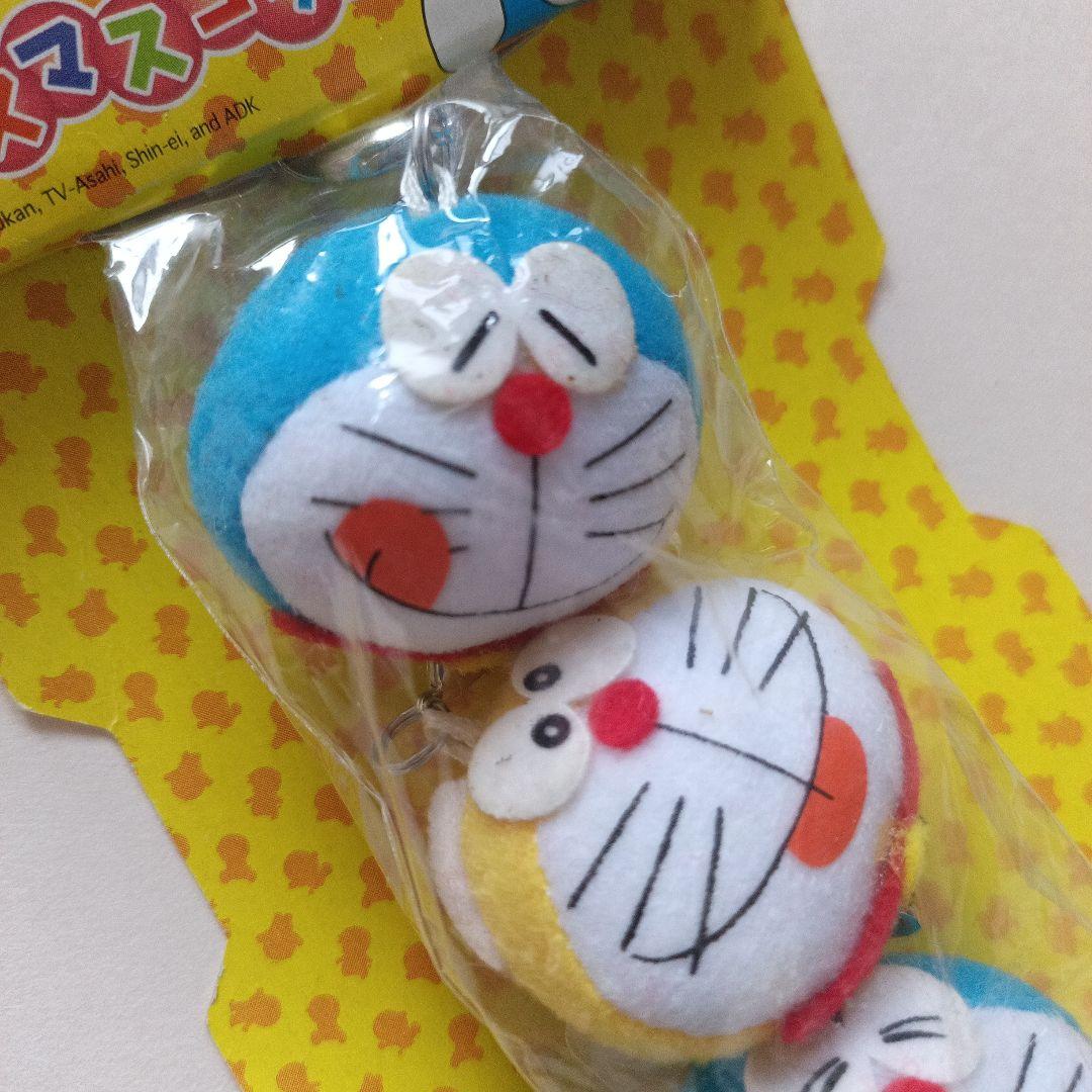 ドラえもん 3連フェイスマスコット ストラップ キーホルダー