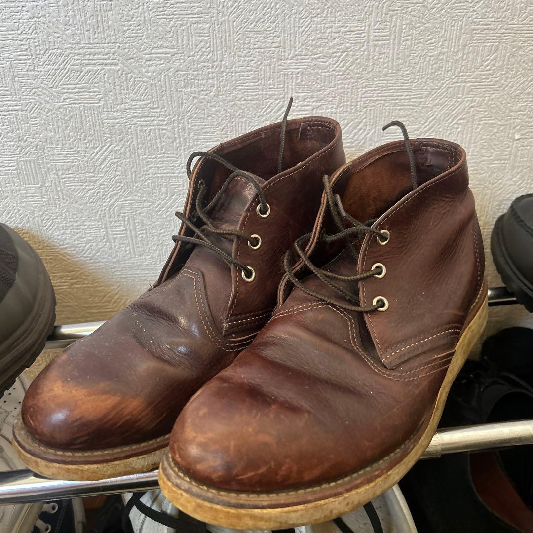 Red Wing Shoes ブラウン チャッカブーツ UK 6