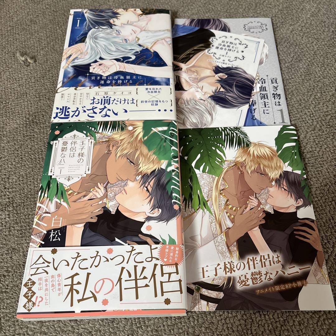 貢ぎ物は冷血領主に運命を捧げる　石原ケイコ　他　白松　BLコミック漫画まとめ