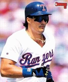 応援グッズ vtg 90s Texas Rangers 33 Canseco JERSEY