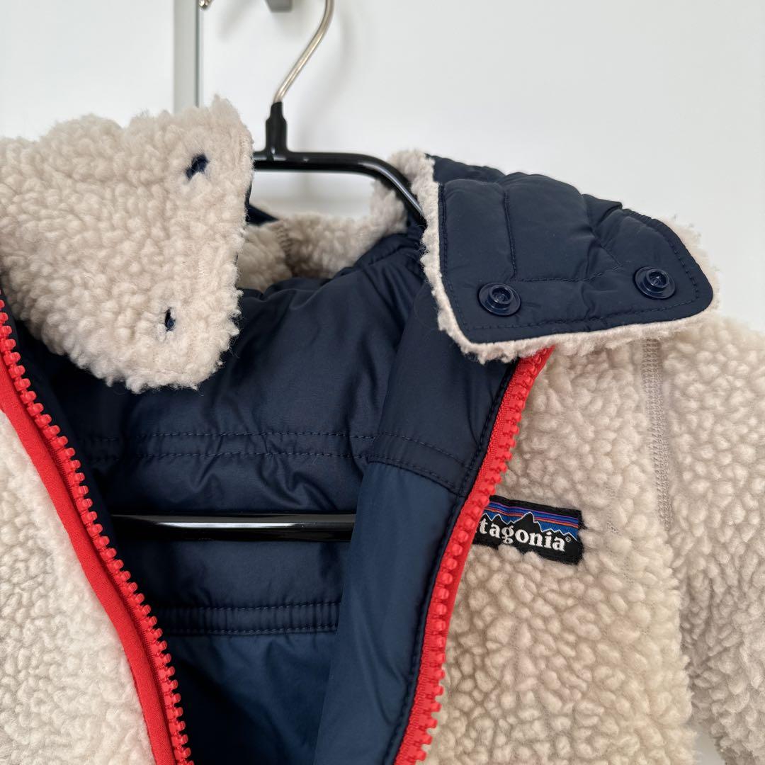 美品　Patagonia リバーシブルフリースジャケット 2T