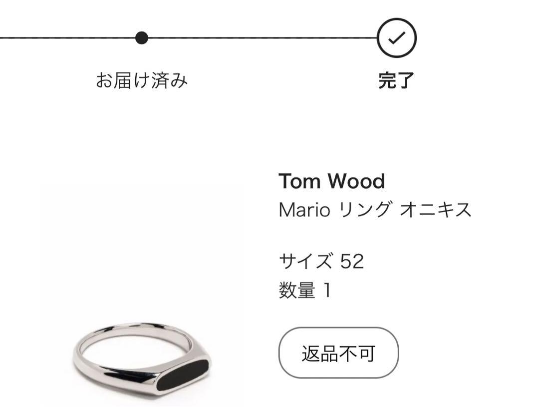tom wood mario ring ブラックオニキス トムウッド