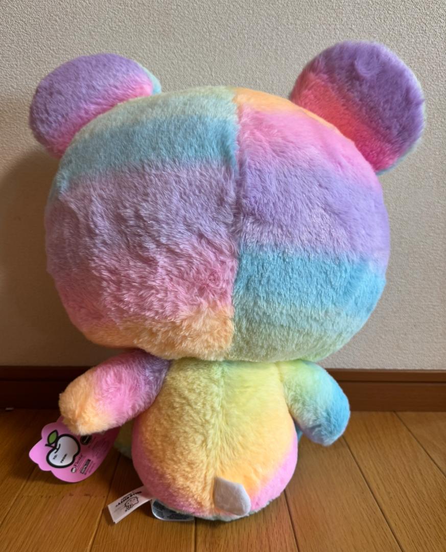 アメリカ限定 BTS ハローキティ レインボーシャーベットぬいぐるみ BTSジョングク ハローキティ レインボーシャーベット ぬいぐるみ