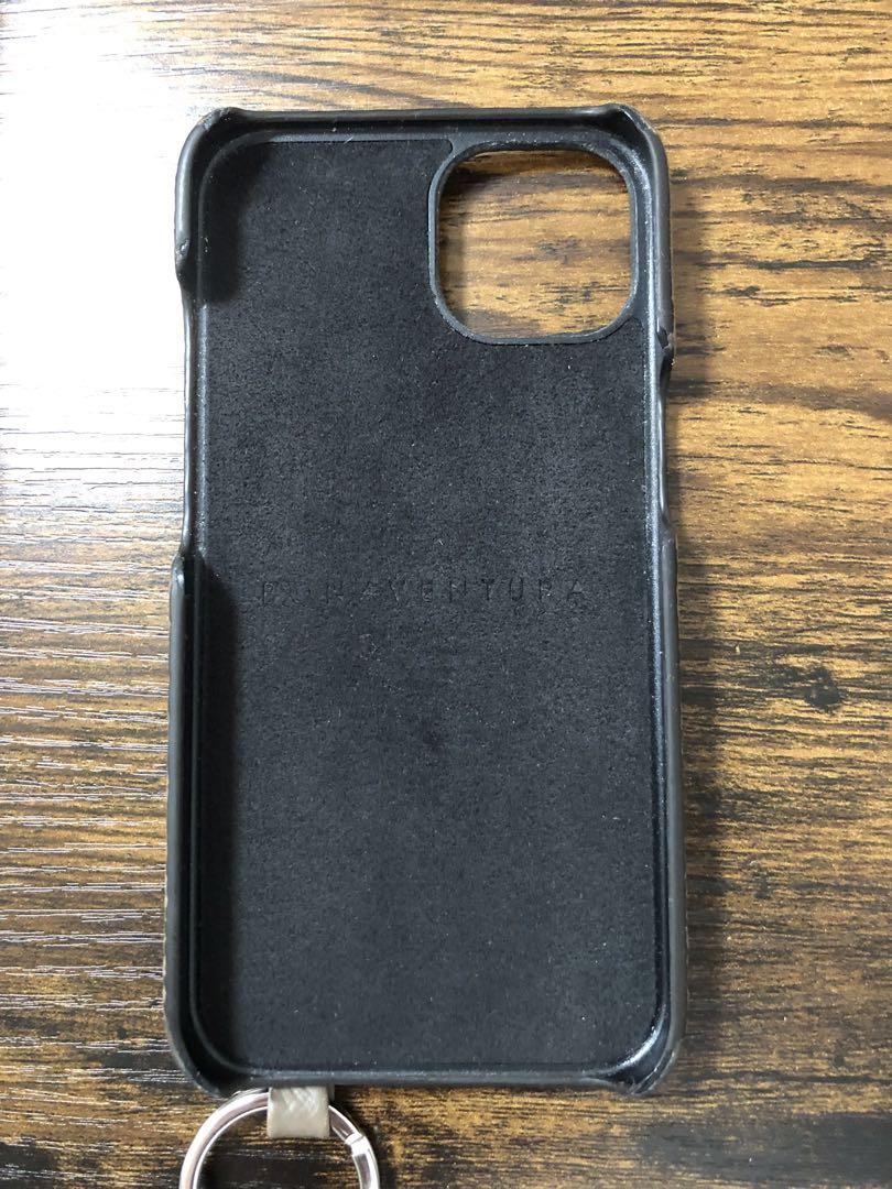 ボナベンチュラ iPhone13 バックカバーケース ストラップ付き