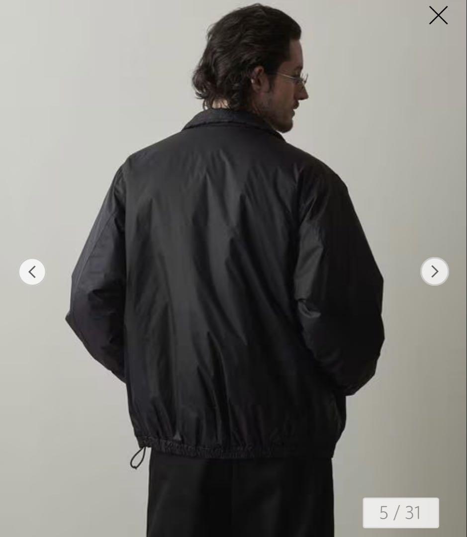 Steven Alanパーテックス オーバル スタンドカラー ブルゾン