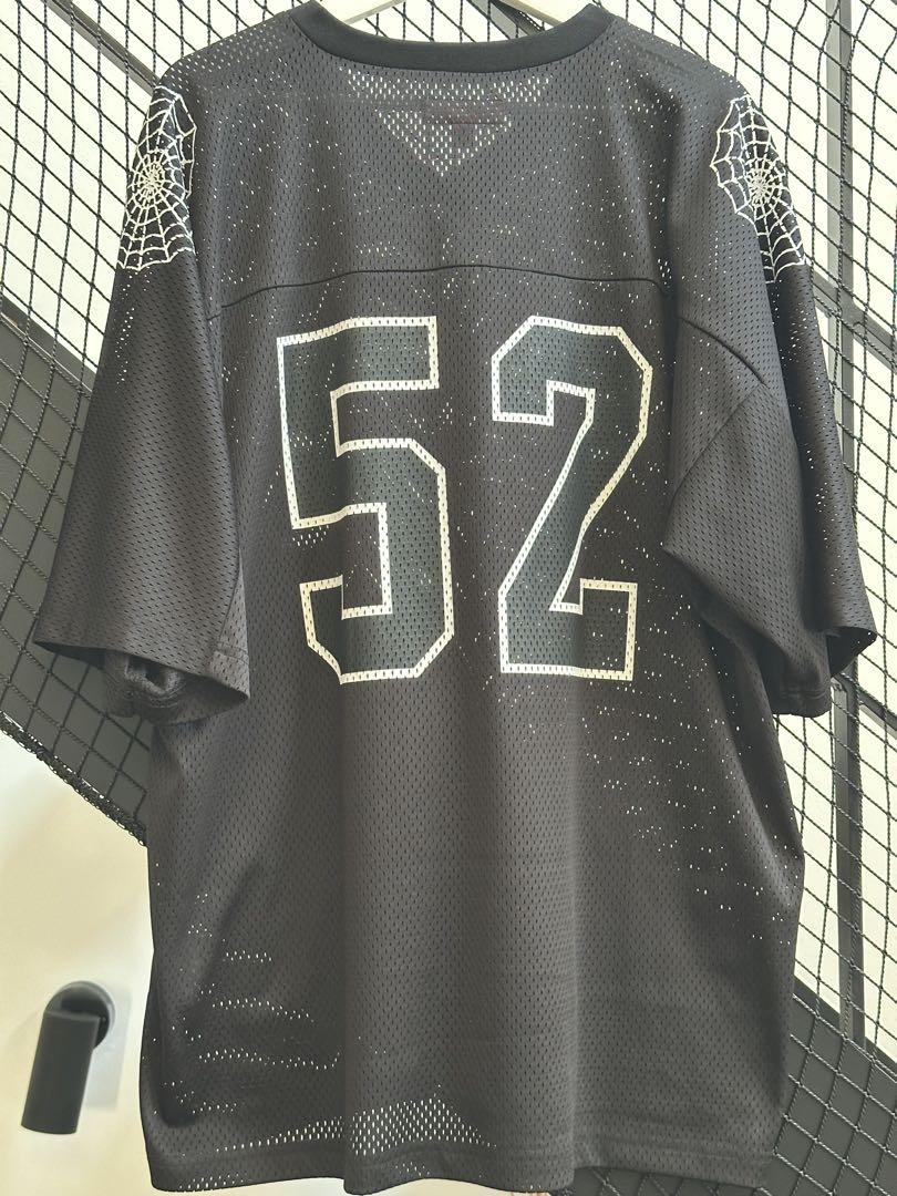 Supreme Spiderweb Football Jersey☆黒☆XL