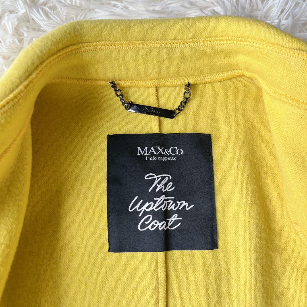 美品❤️マックスマーラ 現行&co ダブルフェイスロングコート S ベルト