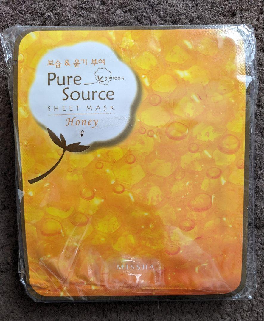 MISSHA Pure Source Sheet Mask Honey 20枚