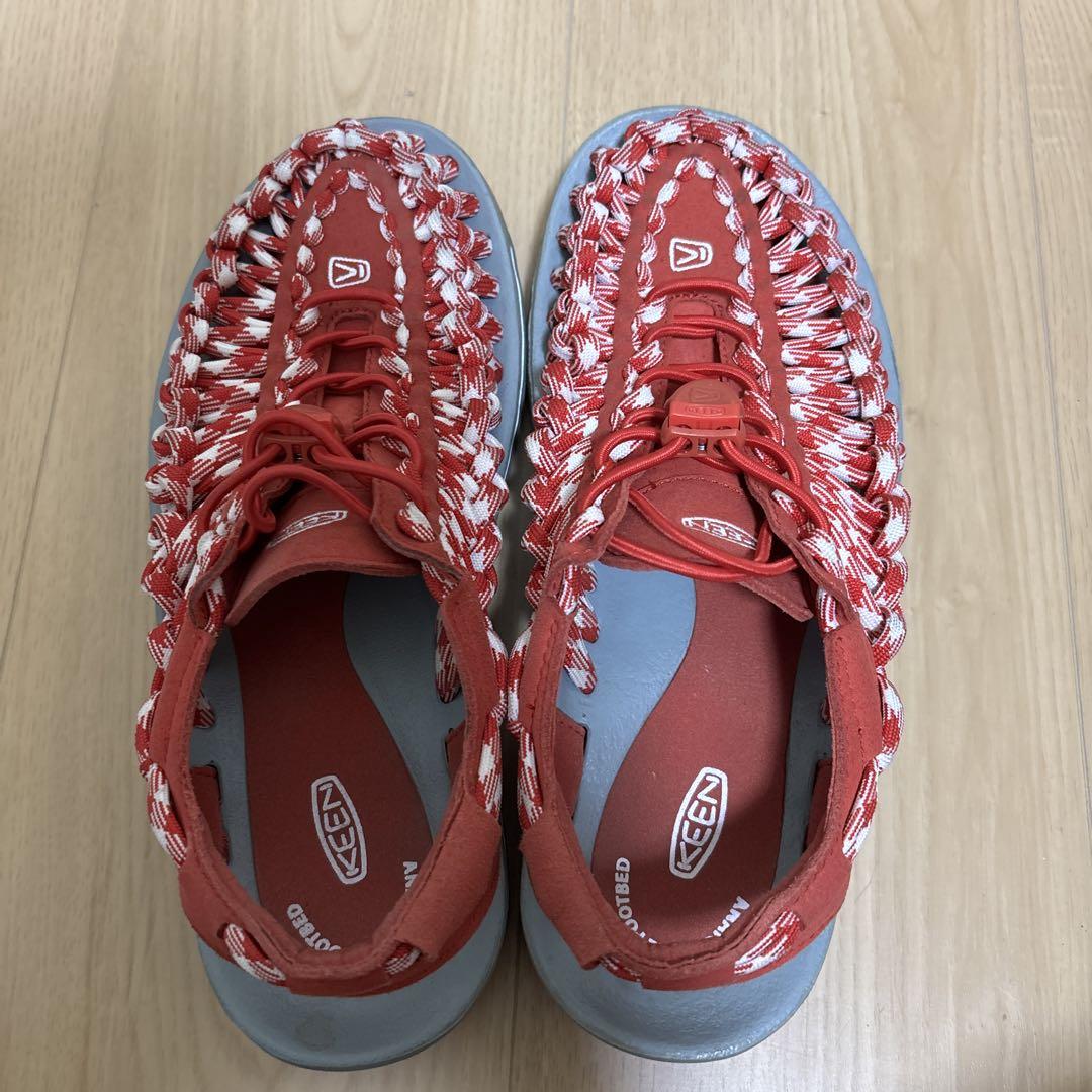 KEEN★キーン★ユニーク★レッド★24.5cm