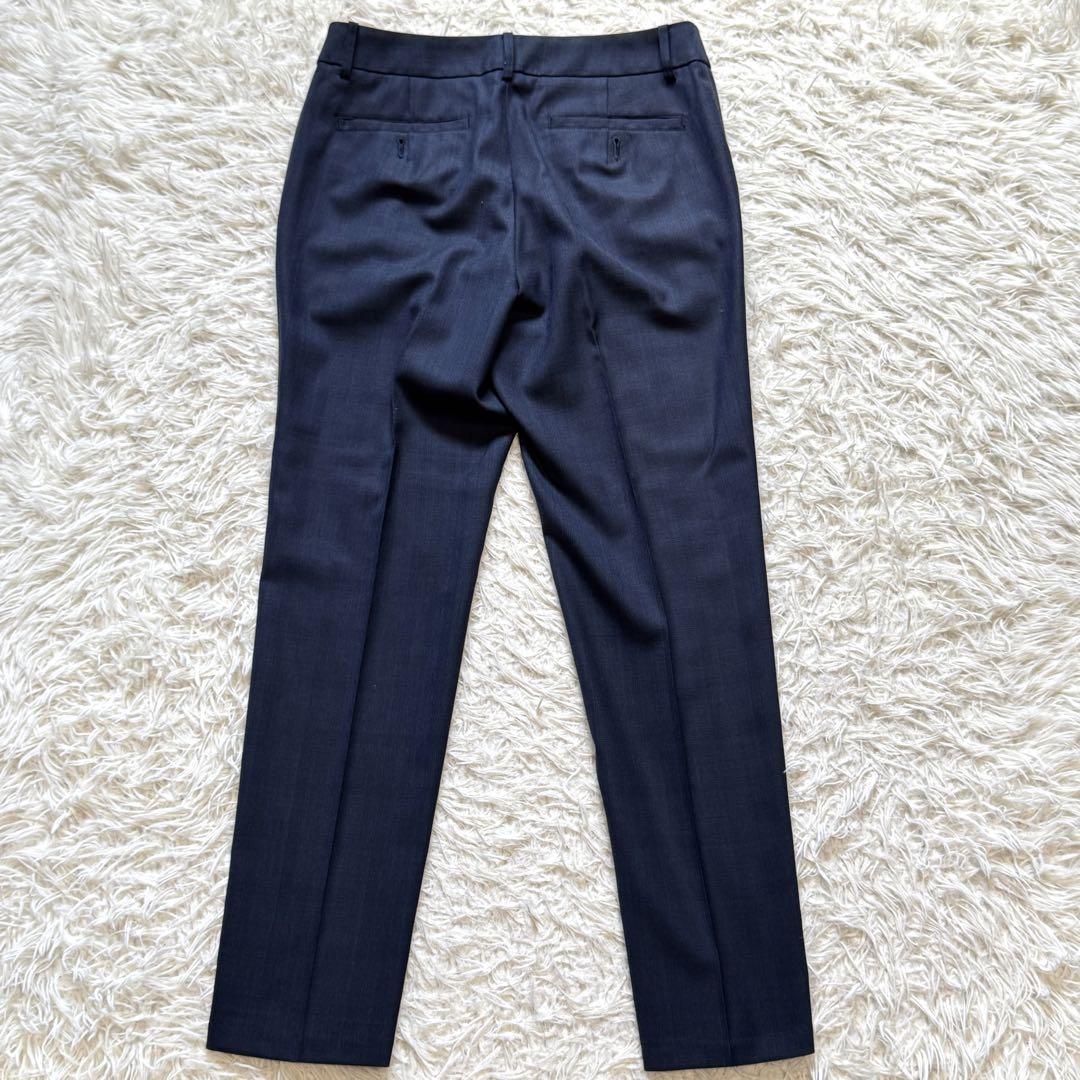 THE SUIT COMPANY パンツスーツ チェック ネイビー 42 セット