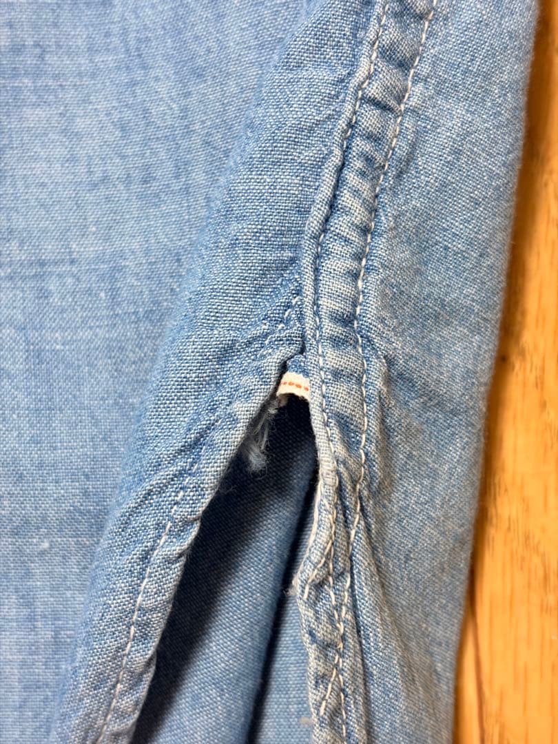 40s 50s US NAVY シャンブレーシャツ ヴィンテージ 古着 40s 50s US NAVY シャンブレーシャツ ヴィンテージ 古着