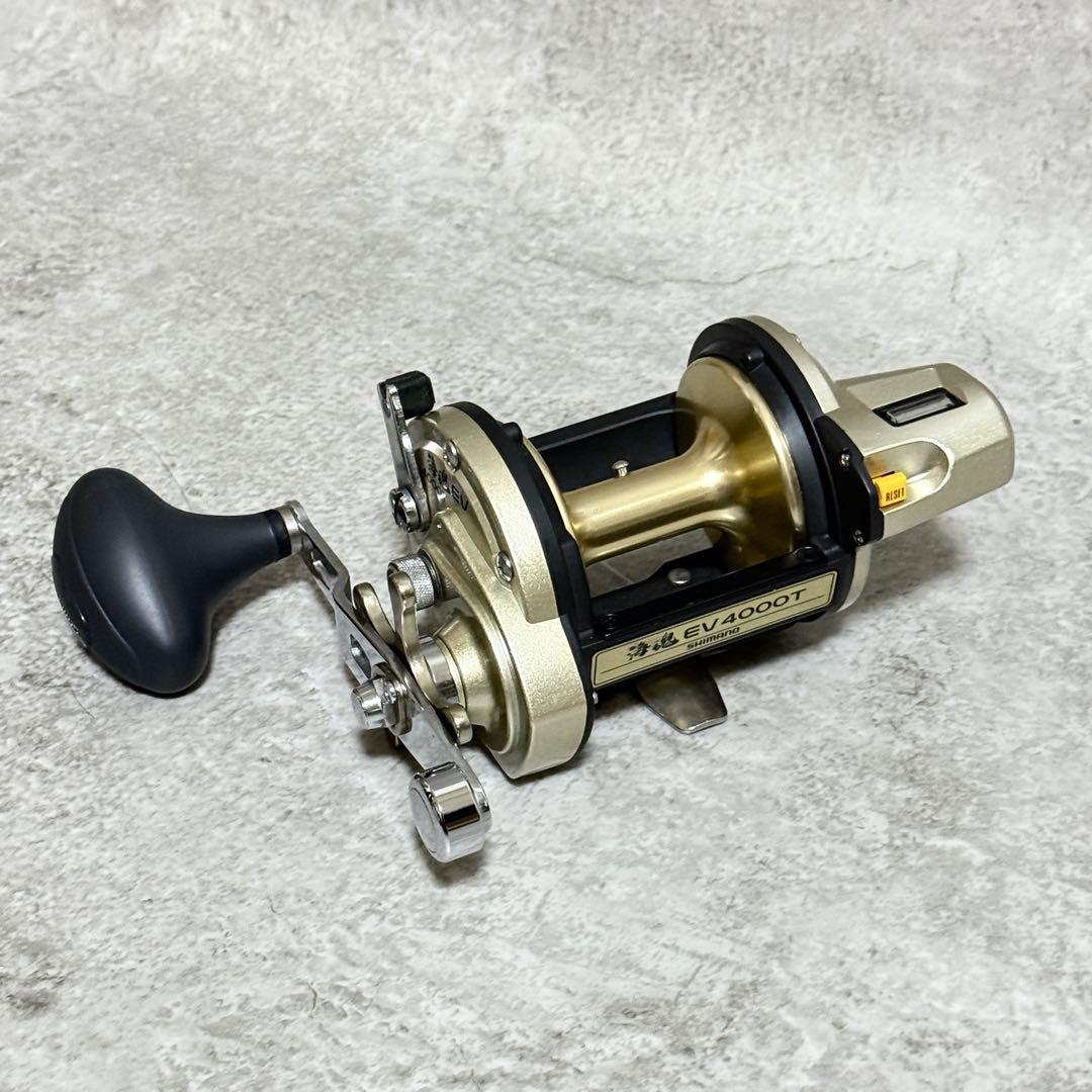 ☆程度良好☆シマノ カウンター付き両軸リール 海魂4000T/SHIMANO